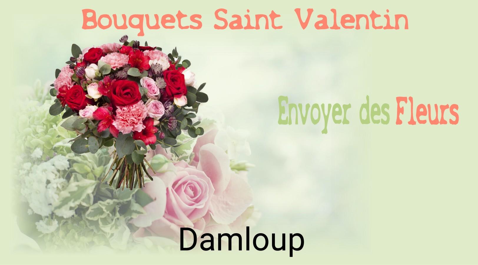Roses de Saint-Valentin livrées à Damloup